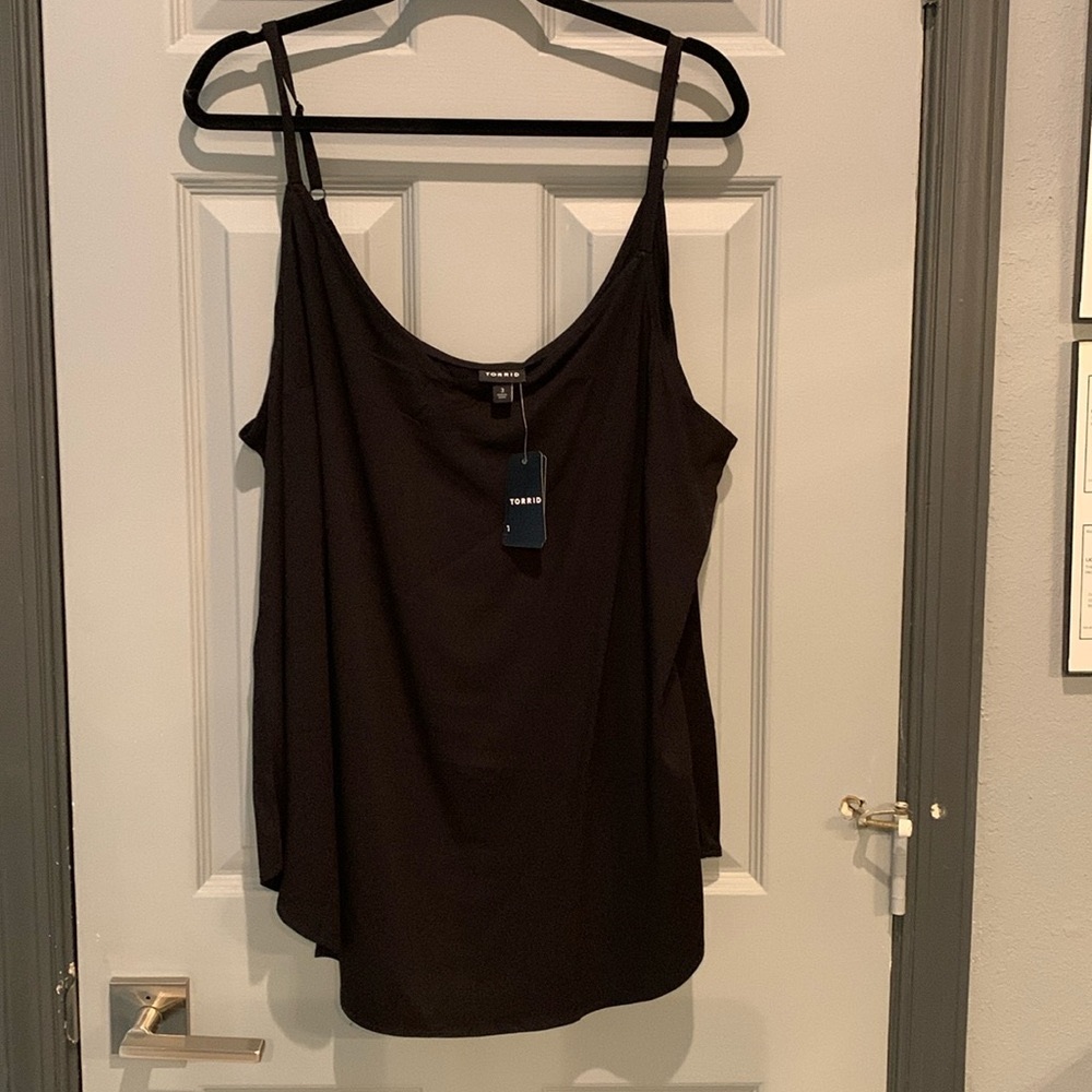 COPY - Torrid NWT Chiffon Black Cami